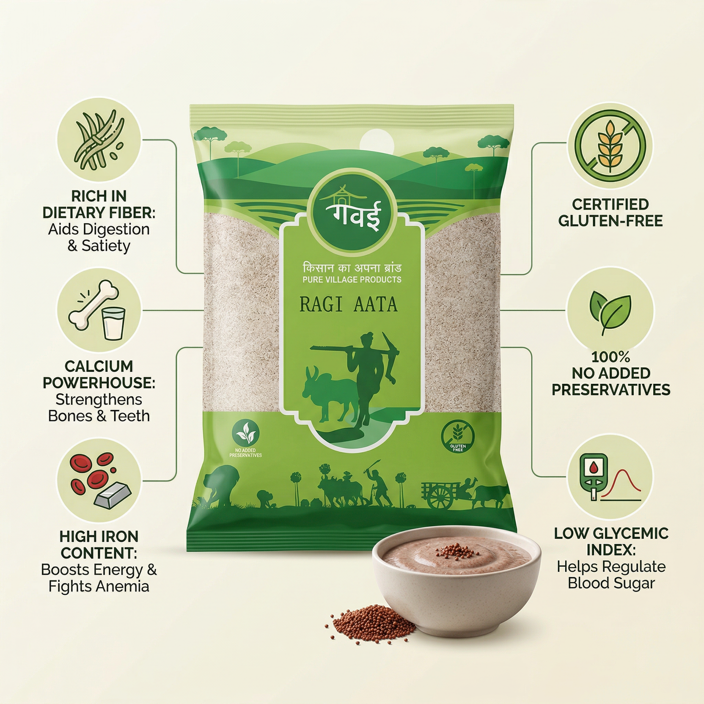 RAGI AATA (500 GM)
