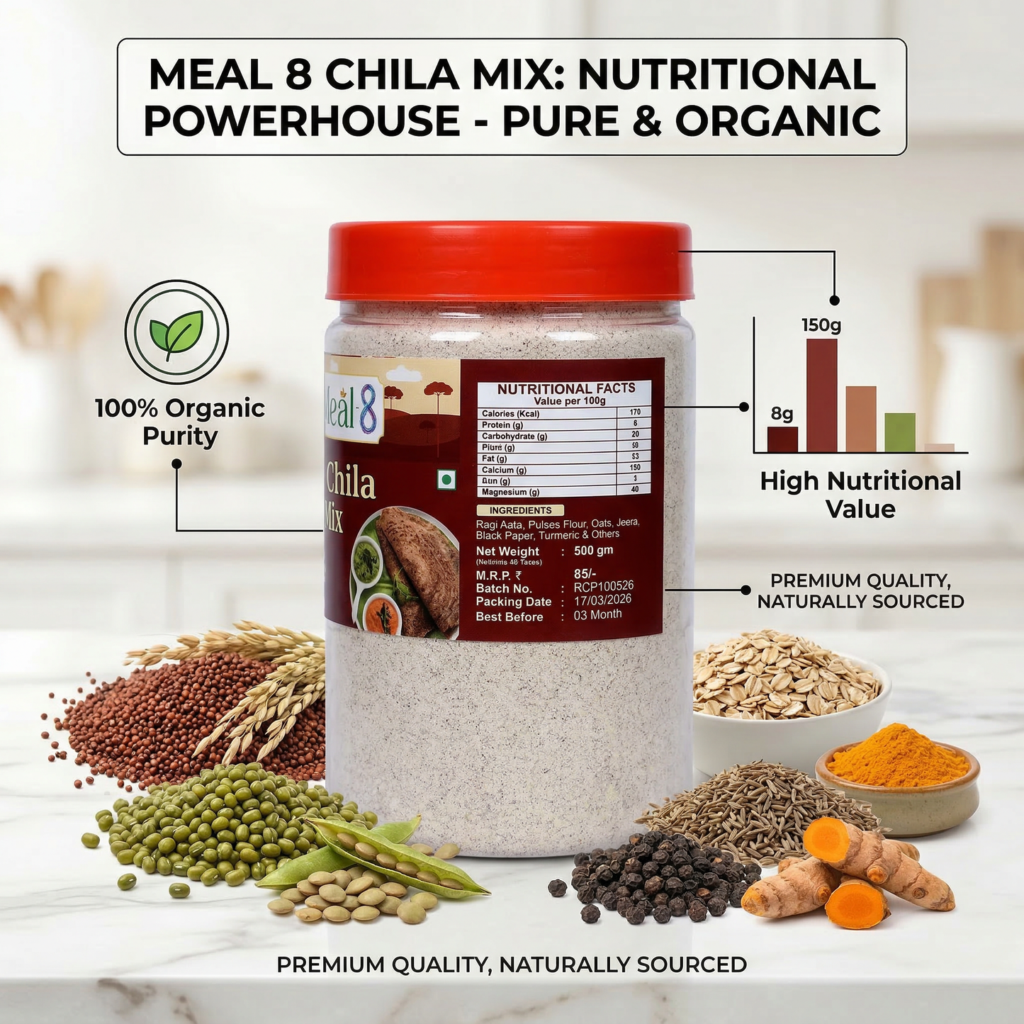 RAGI CHILA PREMIX (300g)
