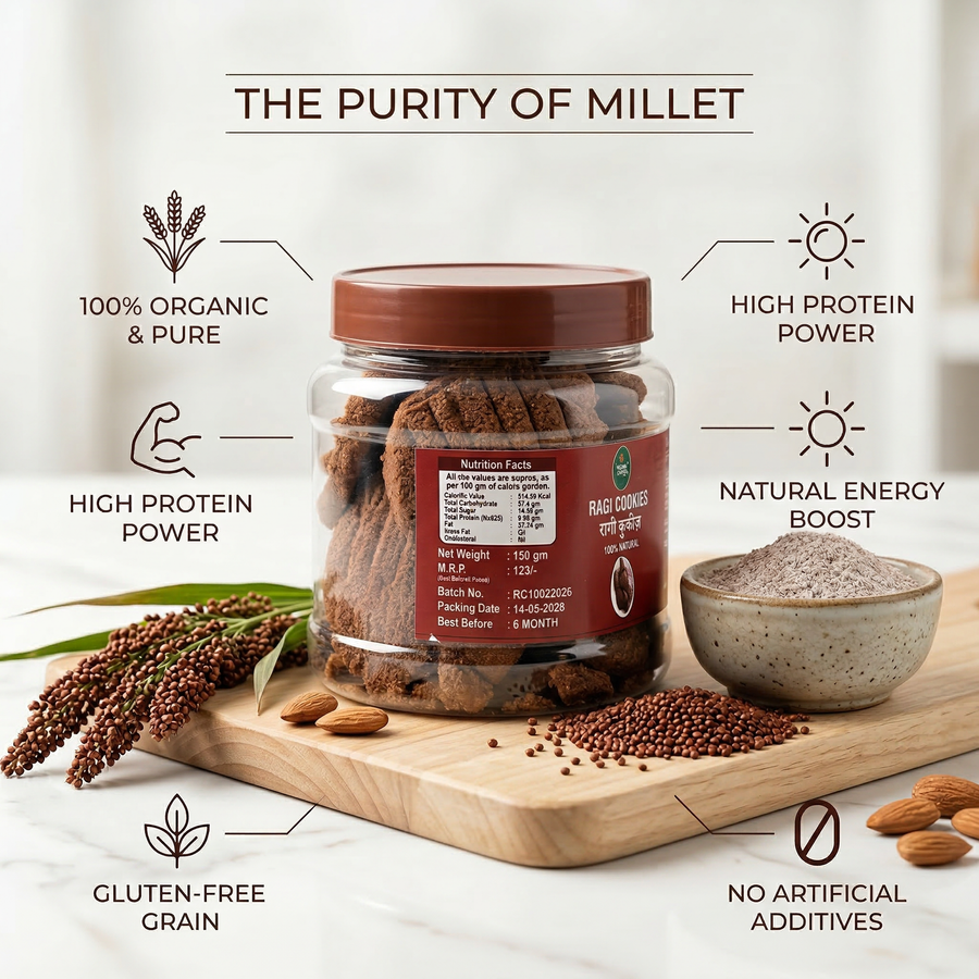 Ragi Millet Cookies (150g)
