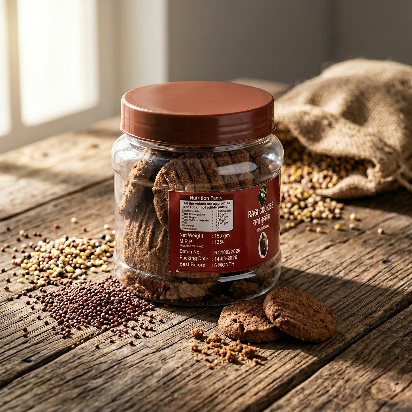 Ragi Millet Cookies (150g)