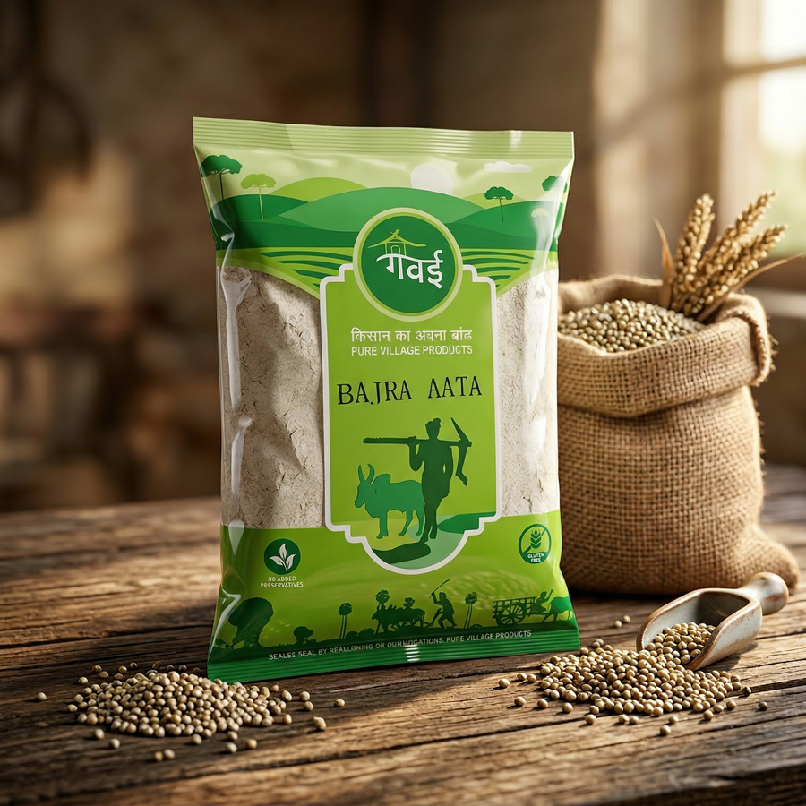 Pearl Millet बाजरा आटा (500G)