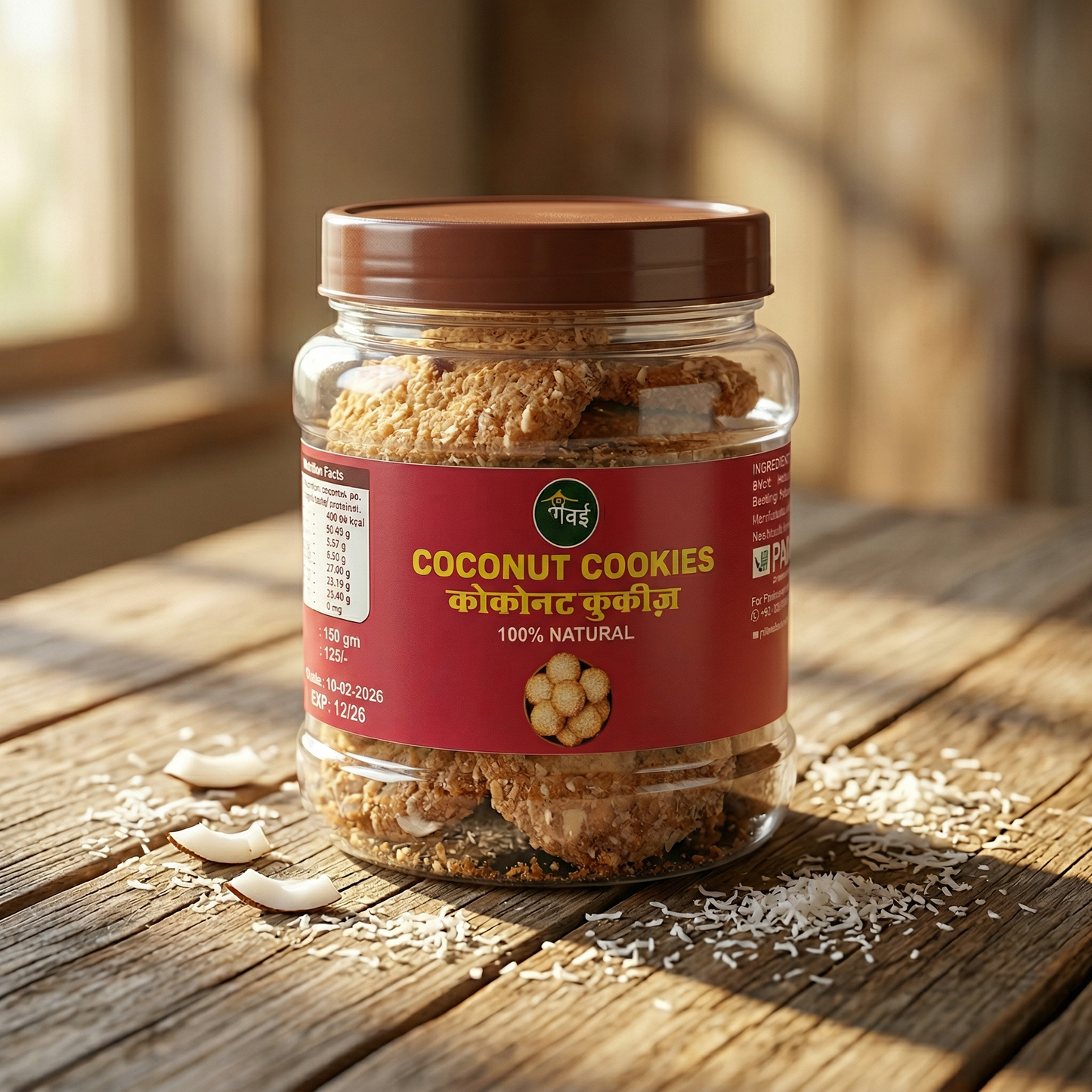 Coconut Cookies (150g)
