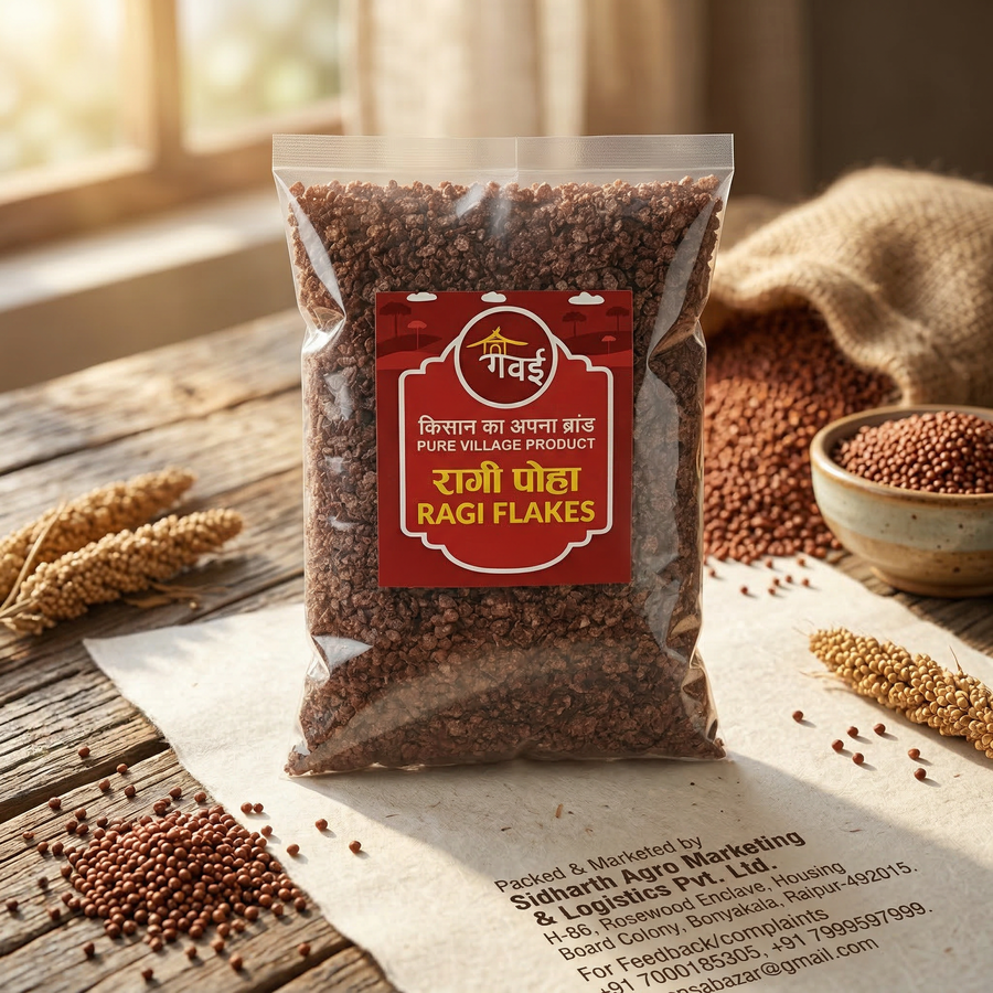 Finger Millet Flakes रागी पोहा (250G)